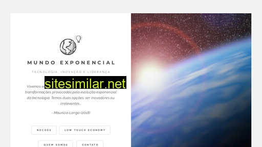 mundoexponencial.com.br alternative sites