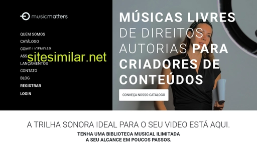 musicmatters.com.br alternative sites