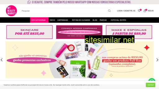 mybeautymarket.com.br alternative sites