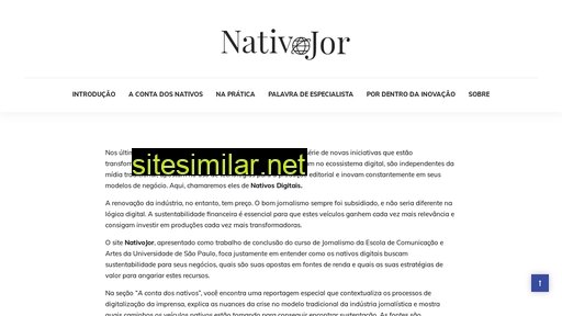 nativojor.com.br alternative sites