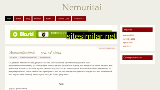 nemuritai.com.br alternative sites