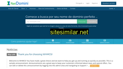 netdomini.com.br alternative sites