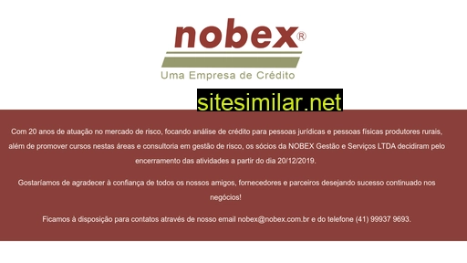 nobex.com.br alternative sites