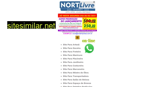 nortlivreinternet.com.br alternative sites