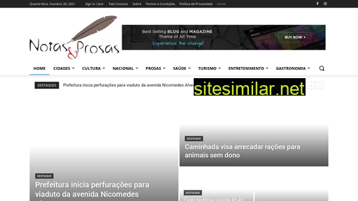 notaseprosas.com.br alternative sites
