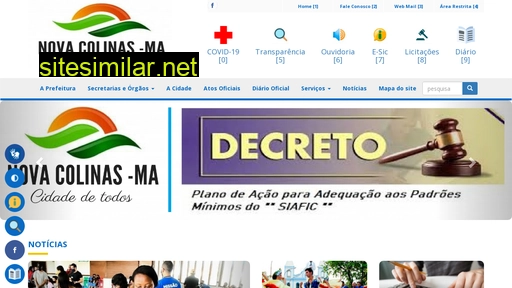 novacolinas.ma.gov.br alternative sites