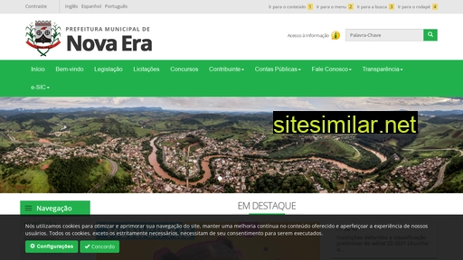 novaera.mg.gov.br alternative sites