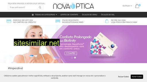 novaoticaonline.com.br alternative sites