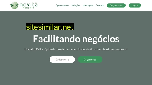 novitafomento.com.br alternative sites