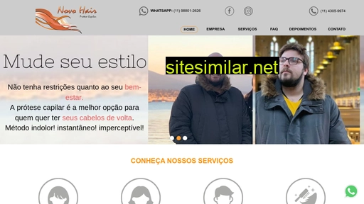 novohair.com.br alternative sites