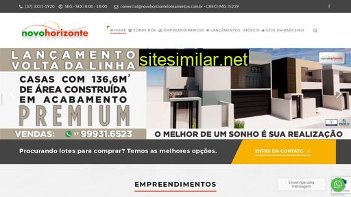 novohorizonteloteamentos.com.br alternative sites