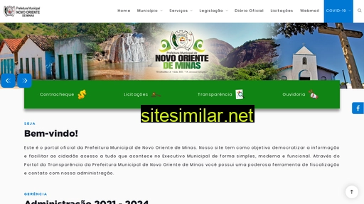 novoorientedeminas.mg.gov.br alternative sites