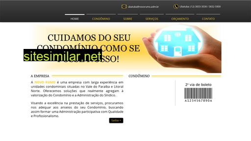 novorumo.adm.br alternative sites