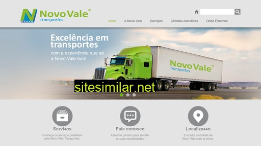 novovaletransportes.com.br alternative sites