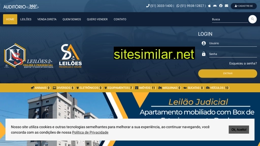 nsleiloes.lel.br alternative sites