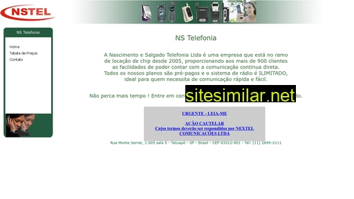 nstel.com.br alternative sites