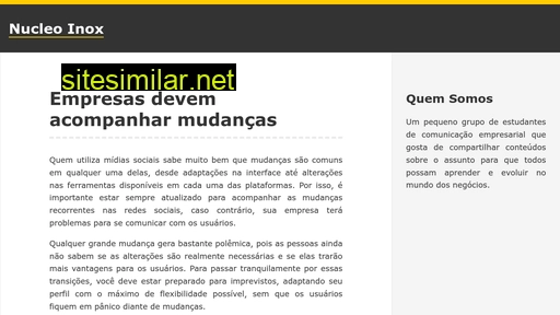 nucleoinox.org.br alternative sites