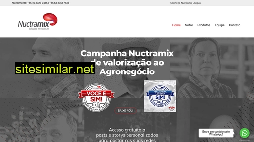 nuctramix.com.br alternative sites