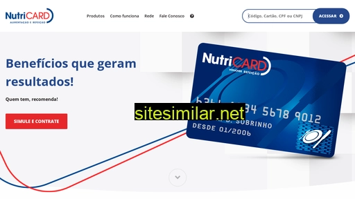 nutricard.com.br alternative sites