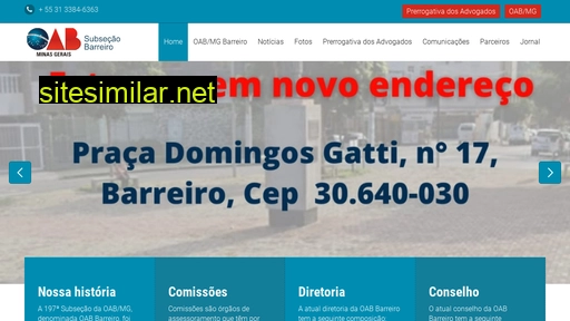 oabbarreiro.org.br alternative sites