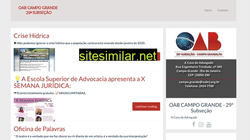 oabcg.org.br alternative sites