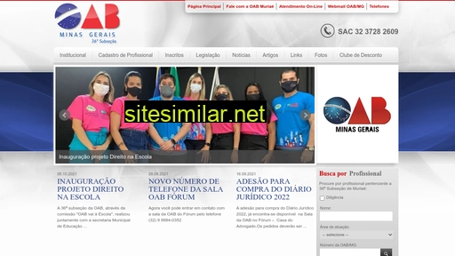 oabmuriae.org.br alternative sites