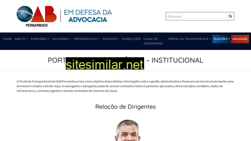oabpe.org.br alternative sites