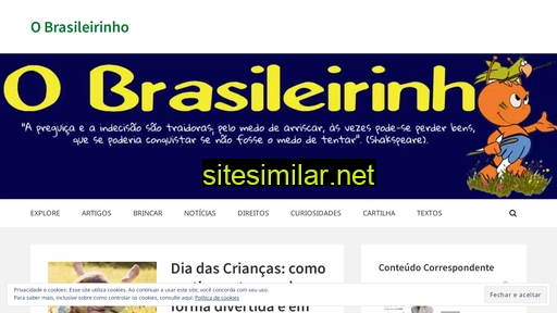 obrasileirinho.com.br alternative sites