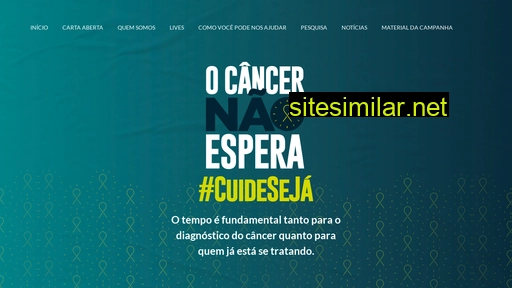 ocancernaoespera.com.br alternative sites