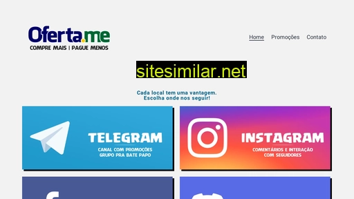 ofertame.com.br alternative sites