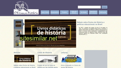 oficinasdehistoria.com.br alternative sites
