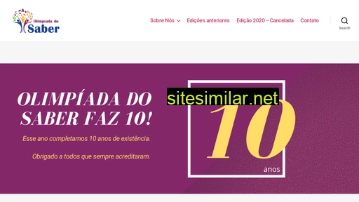 olimpiadadosaber.com.br alternative sites