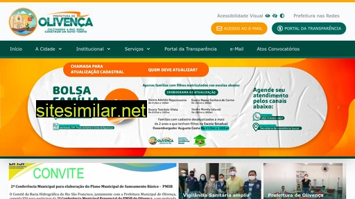 olivenca.al.gov.br alternative sites