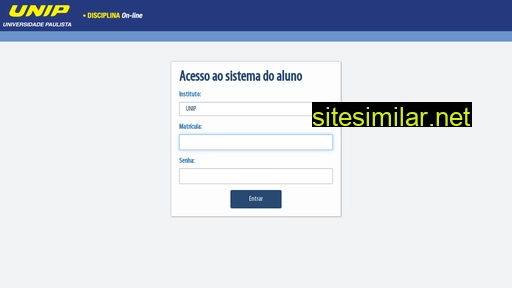 online.unip.br alternative sites