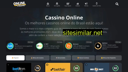 onlinecassino.com.br alternative sites