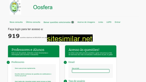 oosfera.com.br alternative sites
