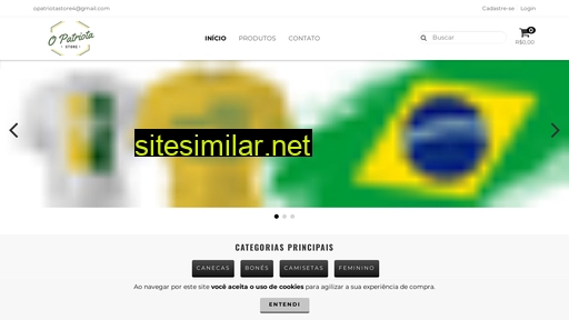 opatriotastore.com.br alternative sites