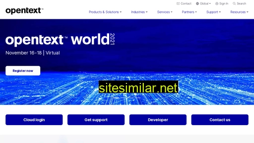 opentext.com.br alternative sites