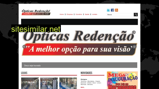 opticasredencao.com.br alternative sites