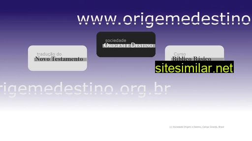 origemedestino.org.br alternative sites
