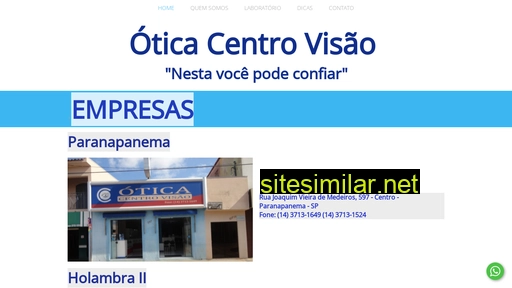 oticacentrovisao.com.br alternative sites