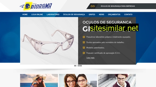 oticasdiorama.com.br alternative sites