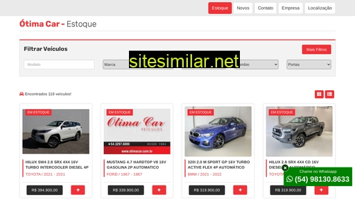 otimacar.com.br alternative sites