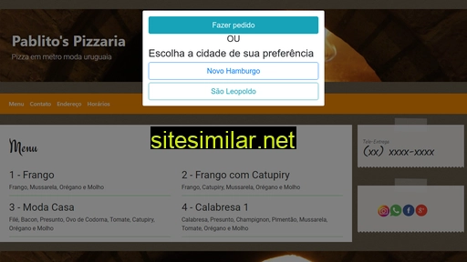pablitospizza.com.br alternative sites
