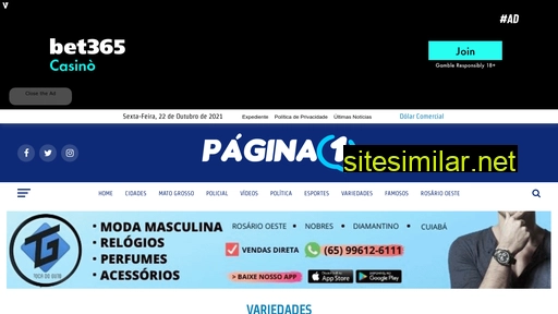 pagina1.com.br alternative sites