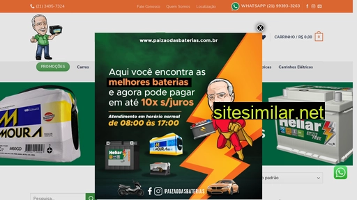 paizaodasbaterias.com.br alternative sites