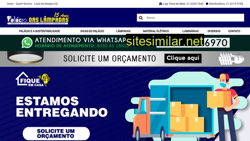 palaciodaslampadas.com.br alternative sites