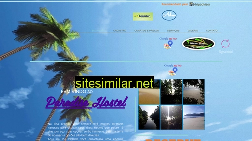 paradisehostel.com.br alternative sites