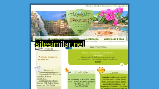 paradiseresidence.com.br alternative sites
