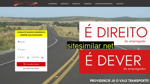 paraibunatransportes.com.br alternative sites